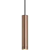 QAZQA Suspension design bronze foncé GU10 50mm IP44 - Tuba