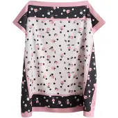 Ted Baker Écharpe rose / noir / blanc
