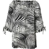 Hailys Chemisier 'Lo44tty' noir / blanc