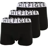 PVH Tommy Hilfiger - Boxer slip 3 pièces, technologie de refroidissement, référence 0XK - Noir, noir, noir, blanc, coupe ample (Large)