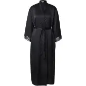 Etam Robe de chambre 'DESIRE' noir