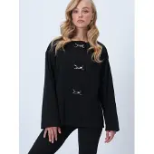 Trend Alaçatı Stili Chemisier noir