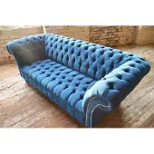 AEA Chesterfield Design Luxus Polster Sofa Couch Sitz Garnitur Leder #151