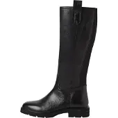 Tamaris Bottes Plate en cuir