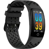 Puro Bracelet sport pour FitBit Charge 5, noir (Silicone), Sangles de montre, Noir