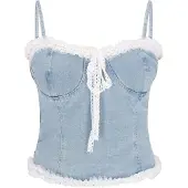 Mymo Haut bleu denim