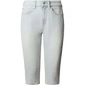 Pepe Jeans pour femme. PL80000312FA Bermuda Mary bleu (28), Casuel, Coton, Denim