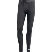 Adidas Pantalon de sport 'TECHFIT Compression Training Long' noir / blanc