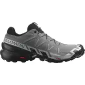 Salomon Chaussure de course 'Speedcross 6' gris / gris clair / noir