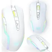 Onikuma Souris de jeu Cw905 (Blanc)