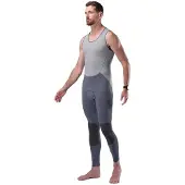 Zhik Performance Skiff Hybridgear 1 Mm Sleeveless Free Zip Neoprene Suit Gris M Homme