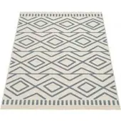 Tapis.fr Tapis réversible Skyla gris 60x90 cm