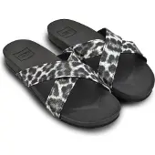 Brasileras Claquettes / Tongs 'Pardo' gris foncé / noir / blanc