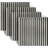 Relaxdays 4 panneaux acoust. (60 x 60 cm)