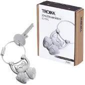 Troika Tabby Keychain Argenté Enfants