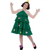 MOM Costume De Sapin De Noël Fille De Luxe