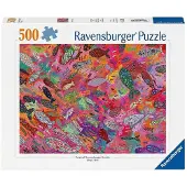 Ravensburger Puzzle Fish in Fuchsia - 500 pièces.