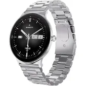 GARETT Montre connectée Quantum argent acier