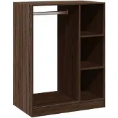 Syfax Garde-robe sonoma gris 77x48x102 cm bois d'ingénierie