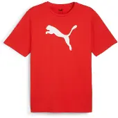 Puma T-Shirt fonctionnel 'TeamRISE' rouge / blanc