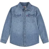 Levi's Kids Chemise 'NEW BARSTOW' bleu denim