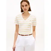 Tommy Hilfiger T-shirt 'CODY' mandarine / blanc