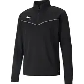 Puma Sweat de sport 'TeamRise' noir / blanc