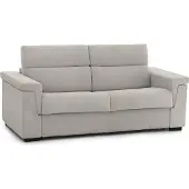 Dmora Nus - Canapé-Lit 3 Places, 225x95 cm Beige, Déhoussable Italy