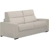 Dmora Sonico - Canapé-lit 2 places, 200x95 cm beige, déhoussable Italy