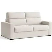 Dmora None - Canapé-lit 2 places, 180x95 cm gris, déhoussable Italy