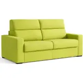 Dmora Ecate - Canapé-lit 2 places, 200x95 cm vert, déhoussable Italy