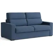 Dmora Écate - Canapé-lit 2 Places, 200x95 cm bleu, Déhoussable Italy