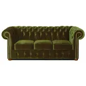 AEA Chesterfield Sofa Couch Ledersofa Bettfuntion Sofagarnitur Schlafsofa