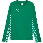 Puma Sweat d'entraînement teamLIGA26 Jr, taille : 128, couleurs : Sport Green-White-Sport Green