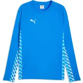 Puma Garçons, Pull-over, teamLIGA26 Training Sweat Jr, Bleu, Blanc, (116)