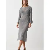 Happiness İstanbul Robes en maille gris