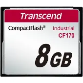 Transcend Industrial - Carte mémoire flash - 8 GB - 170x - CompactFlash
