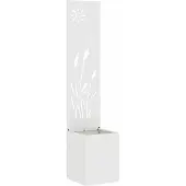 Syfax Écran de confidentialité de jardin Fretwork Blanc 32 x 150 cm