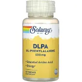 Solaray Dlpa Dl-phenylalanine 500mg 60 Units Blanc