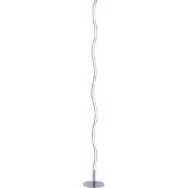 Leuchtendirekt Lampadaire LED, argent, design vague, H 120 cm