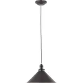 Elstead Lighting Suspension Provence, bronze vieilli, 1xE27x60W, métal, dimensions : 23x37x37 cm, IP20, Elstead