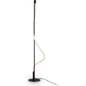 Maytoni Lampadaire LED, aluminium noir H 150 cm