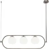 Maytoni Erich Suspension, lampe à suspendre 3x E14 Nickel (E14)