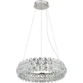 Globo Diann LED Hängeleuchte 50W Neutralweiss Verchromt, Metall Ø60cm 64140H (6210 lm)