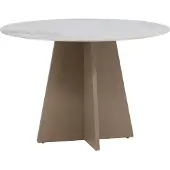 Venture Home Bootcut table de salle à manger Ø110 cm beige.