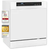 Exquisit Lave-vaisselle GSP508-030D blanc | Lave-vaisselle 55 cm | Power+ | Mode ECO | Pose libre