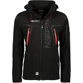 Geographical Norway Veste imperméable à capuche détachable Techno