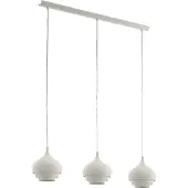 Eglo Lampe pendante à 3 lampes Camborne Blanc