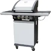 Patton Patio Chef 2 + Cuisine d'extérieur - 2 brûleurs - Alpine White