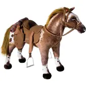 Heunec Cheval de cow-boy animal assis 80cm